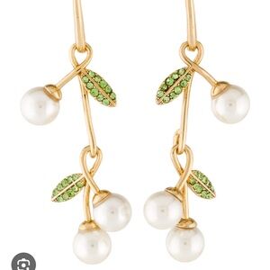 Kate Spade Cherie Cherry Linear Earrings